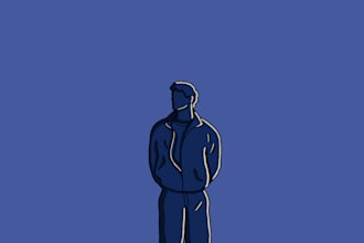 draw character and object illustration