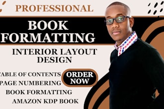 format KDP book and design interior layout in adobe indesign or microsoft word