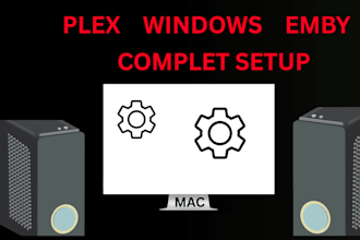 professionally install and configure emby, plex, and jellyfin
