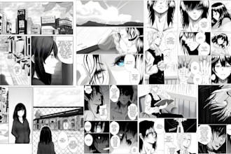 draw webtoon manga comic manga artist manga page manga character illustration