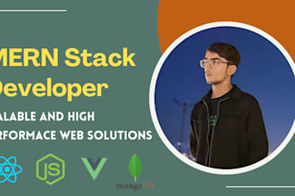 develop custom mern stack website as a mern stack developer using reactjs nodejs