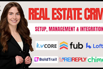 setup lofty CRM website boldtrail kvcore chime follow up boss rei reply crm