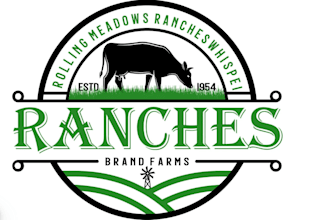 design a premium hand dawn vintage farm logo