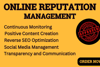 improve brand reputation and remove negativity
