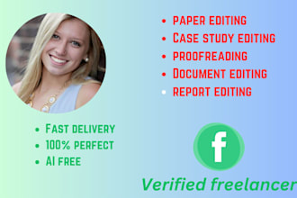 proofread and edit your reports and research in 12 hours