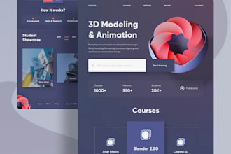 3d and dynamic figma web design and framer development