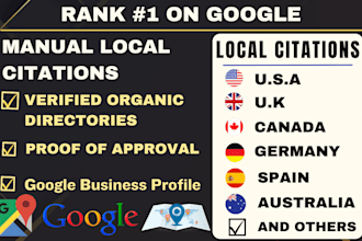 optimize google my business profile for local SEO and gmb ranking maps citation