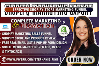 promote shopify store with sales funnel shopify marketing to boost shopify sales