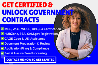 help you get mbe wbe wosb dbe 8a hubzone sba samgov cage code and uei