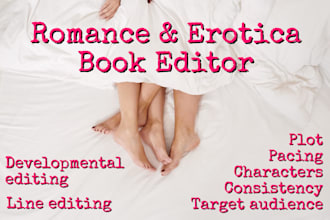 edit your erotica and romance book