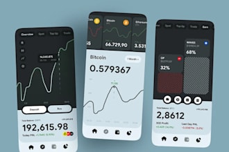 blockchain marketplace website, banking, healthcare therapy automation software
