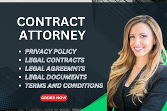 write terms and conditions, privacy policy and other docs