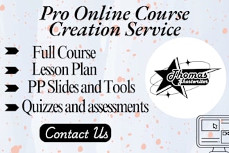 do online course creation elearning course curriculum training manual