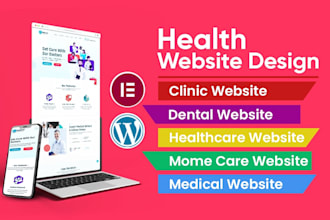 create healthcare, medical, home care, dental, clinic website