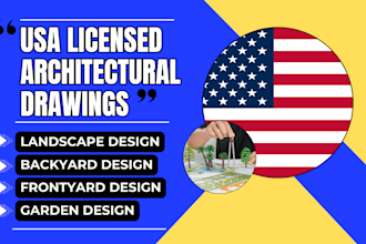 be your licensed architect for city permit drafting adu mep landscape stamp