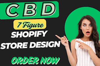 build shopify cbd website or cannabis website, vape cbd shopify store design