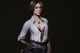 skin out 3d character, human photo to 3d model, nsfw model, punk model, anime 3d