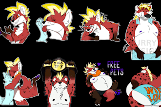create furry stickers furry nsfw telegram discord animated stickers crypto GIF