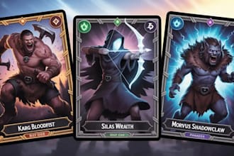 design card game art, playing card tarot card, card game design hearthstone card