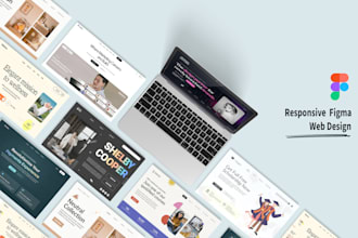 do responsive figma website design, website UX UI
