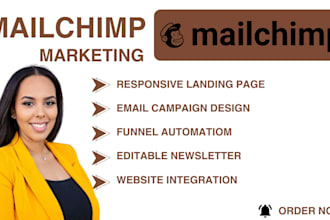 create automated mailchimp newsletters and emails