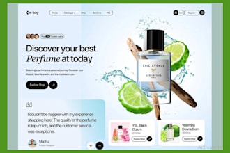 build a luxury perfume shopify store perfume website fragrance shopify store
