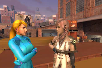 custom sfm model, port sfm model, garrys mod, sfm character animation, 3d nsfw