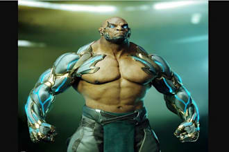 create 3d character, action figure, miniature figure, warhammer for 3d printing