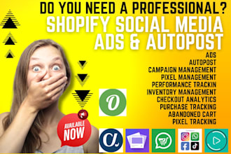 setup shopify social media ads auto post outfy adscale minta post studio dondy