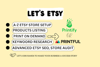 be your etsy SEO expert to boost your etsy shop sales, ranking and store setup