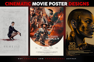 design a professional cinematic movie poster for your film
