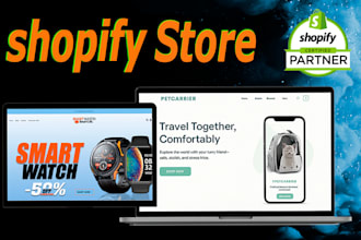 build a high converting shopify one product store with premium design