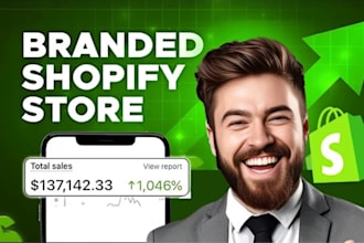 build automated shopify store ,dropshipping store or shopify website