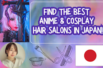 find top hair salons in japan for anime and cosplay lovers