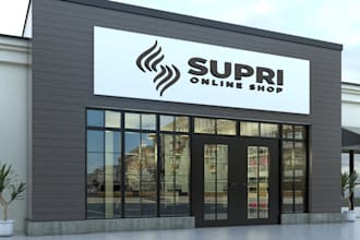 do shopfront, 3d letter signage, storefront, signboard, yard sign, billboard