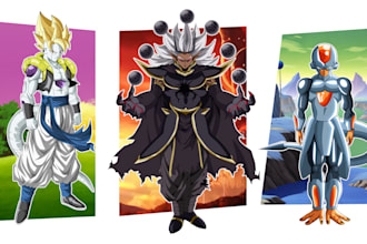 draw a dragon ball illustration for you
