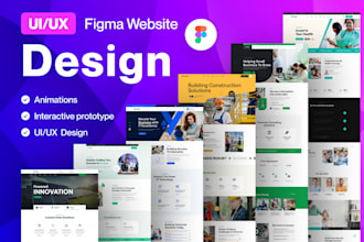 do professional figma design, website UI UX