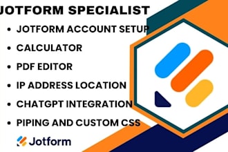 setup jotform calculator PDF editor IP address location jotform ai piping css
