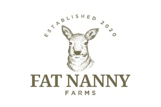 design awesome fat nanny farms logo