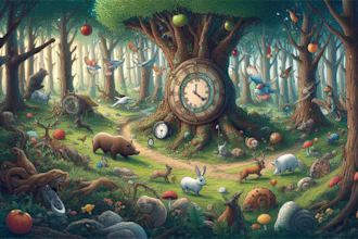 illustrate children story book illustration, children story book