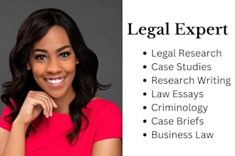 do legal research, criminal justice, criminology, law, and legal advice
