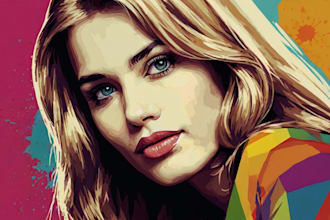 create your photo into awesome wpap pop art