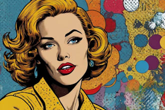 draw a pop art portrait