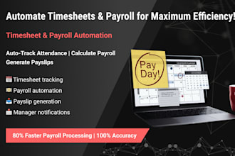 automate attendance timesheet and payroll for your business