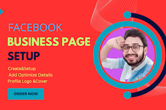 design and set up a branded facebook business page