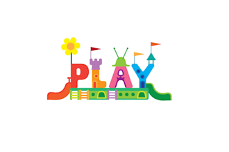 design playful playground park logo