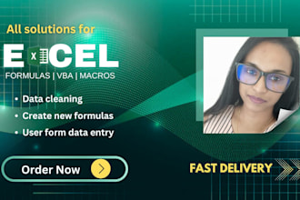 do excel, formulas, vba, macros, spreadsheets and data entry