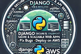 develop a django web app with rest apis and postgresql