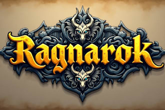 design high quality ragnarok logo for you with a new concept