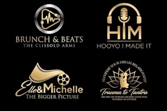 make  production, dj, film, studio record music logo